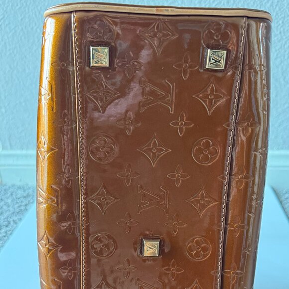 Louis Vuitton Bronze Monogram Vernis Tompkins Square Bag - EXCELLENT CONDITION - Picture 7 of 16